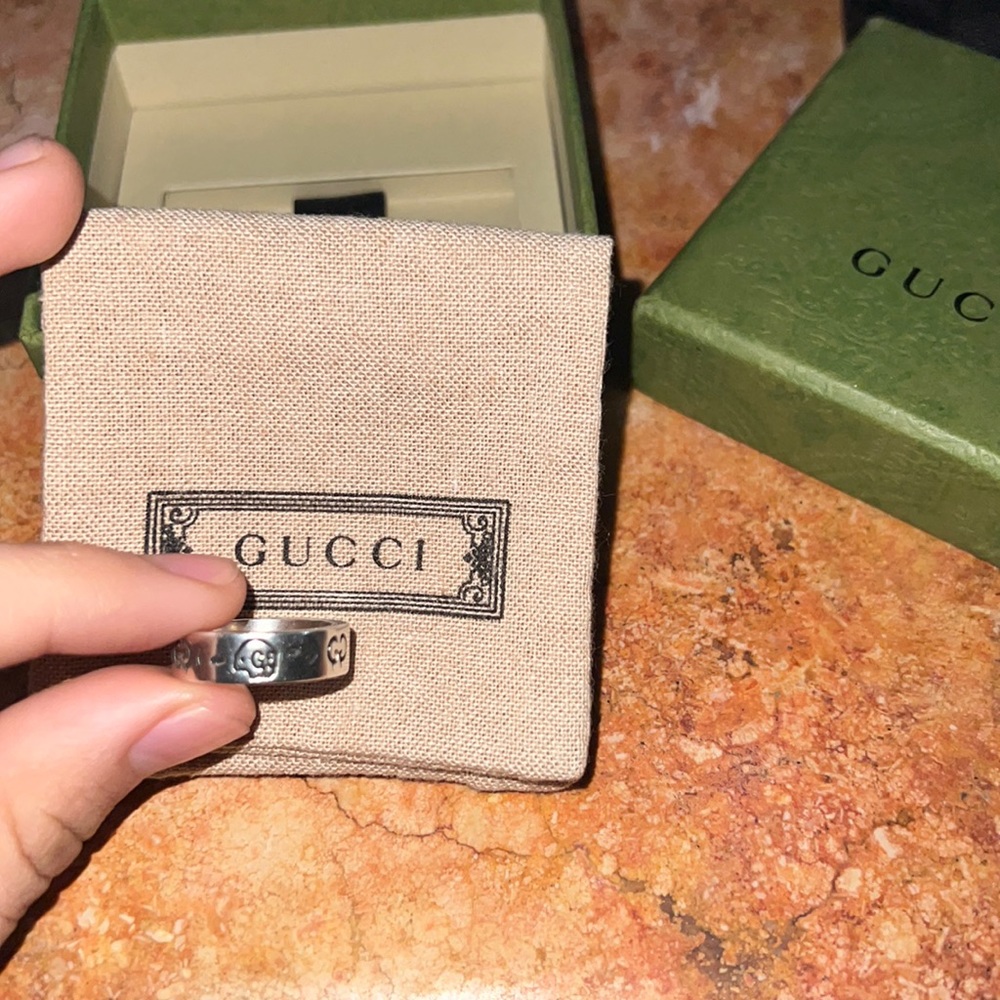 Gucci men ghost ring new